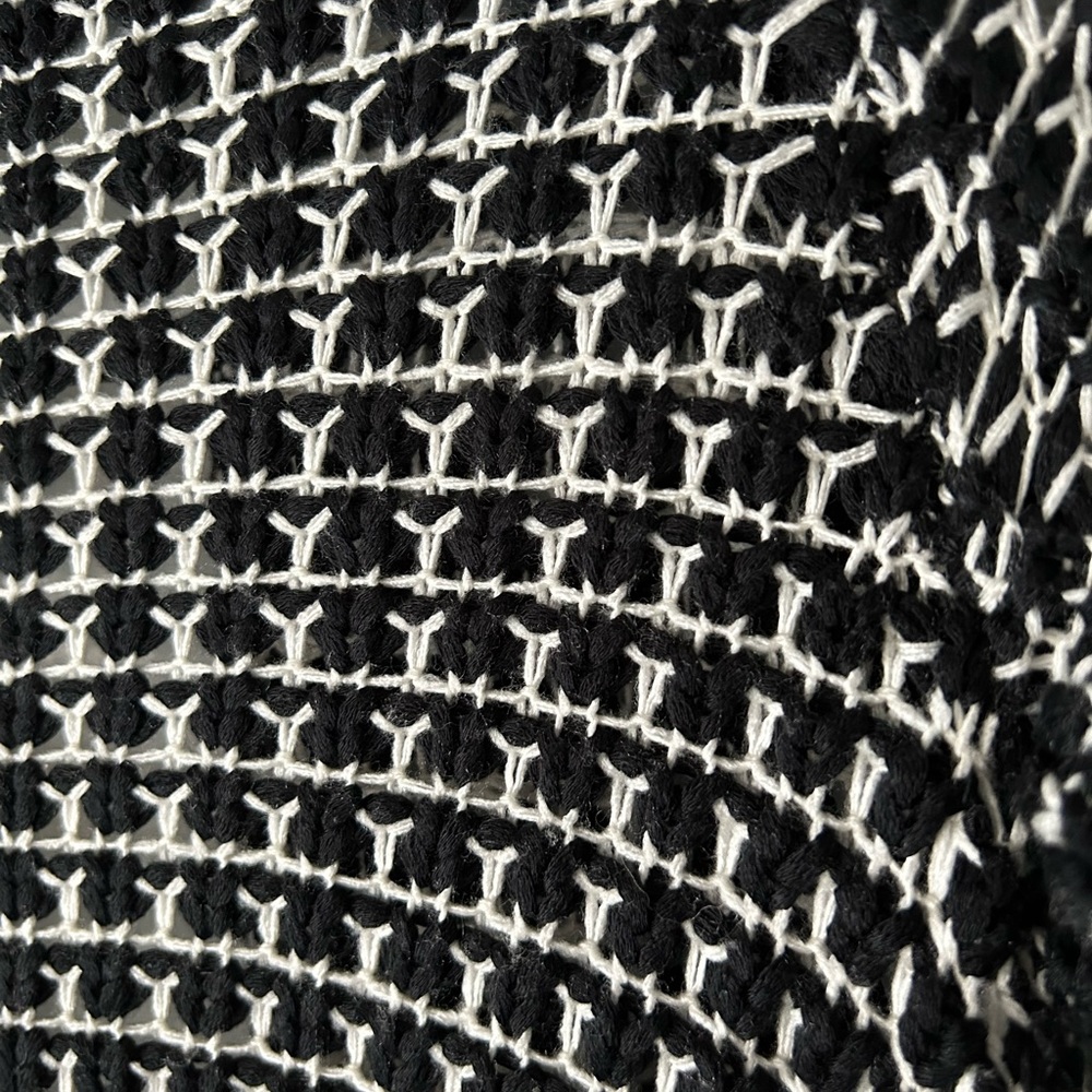 Black cape/ cardigan sweater - Picture 3 of 4
